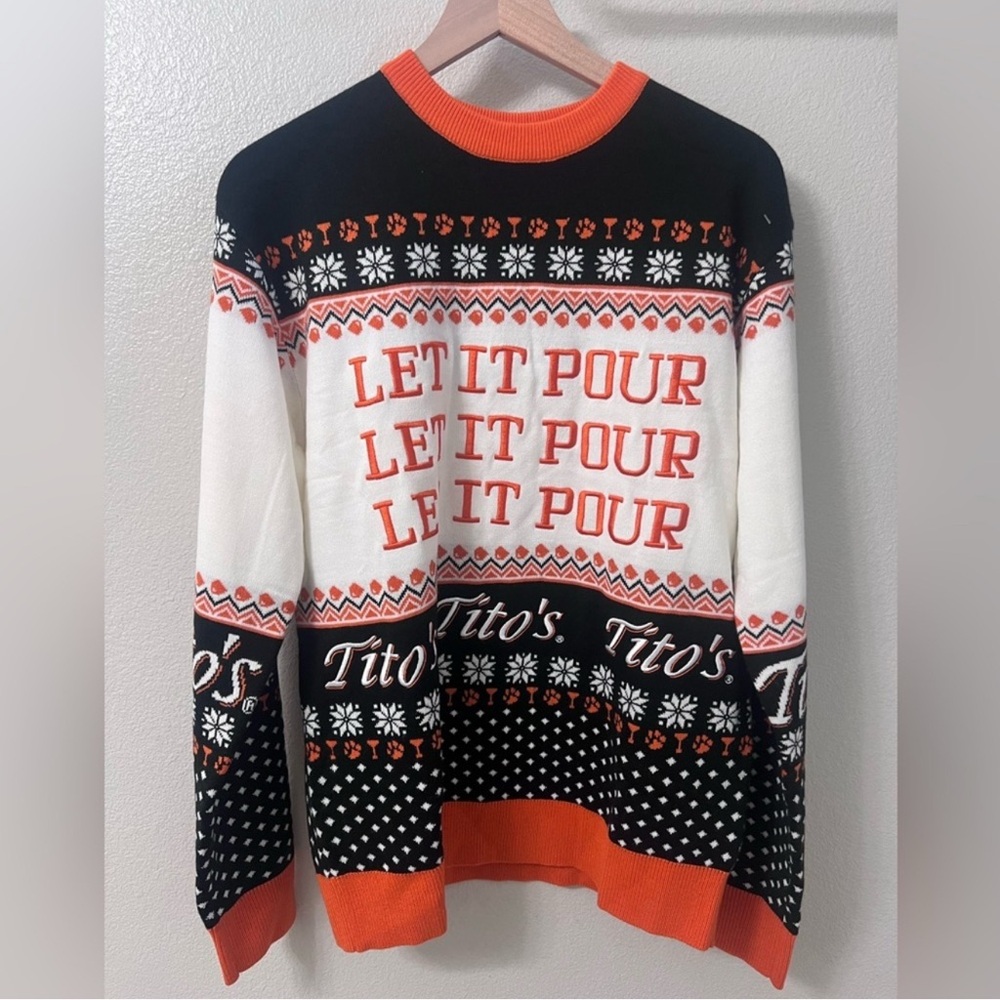 Tito’s ugly sweater medium